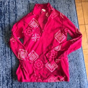 Pink Columbia fleece pullover